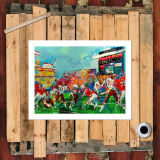 Baseball game HD Canvas Print Home Decor Paintings Wall Art Pictures