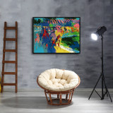 Horse racing HD Canvas Print Home Decor Paintings Wall Art Pictures