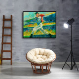 Baseball player HD Canvas Print Home Decor Paintings Wall Art Pictures