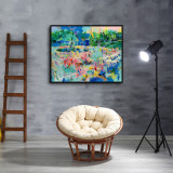 Central garden HD Canvas Print Home Decor Paintings Wall Art Pictures