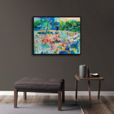 Central garden HD Canvas Print Home Decor Paintings Wall Art Pictures