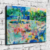 Central garden HD Canvas Print Home Decor Paintings Wall Art Pictures