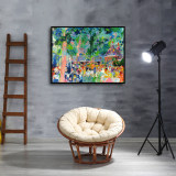Crowd HD Canvas Print Home Decor Paintings Wall Art Pictures