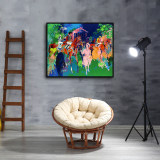 Horse racing party HD Canvas Print Home Decor Paintings Wall Art Pictures