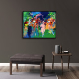 Horse racing party HD Canvas Print Home Decor Paintings Wall Art Pictures