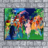 Horse racing party HD Canvas Print Home Decor Paintings Wall Art Pictures