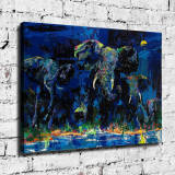 Elephant HD Canvas Print Home Decor Paintings Wall Art Pictures