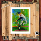 Baseball player HD Canvas Print Home Decor Paintings Wall Art Pictures