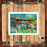 Football HD Canvas Print Home Decor Paintings Wall Art Pictures