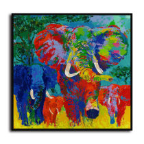 Elephant HD Canvas Print Home Decor Paintings Wall Art Pictures