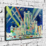 Castle night view HD Canvas Print Home Decor Paintings Wall Art Pictures