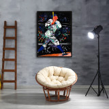Baseball player HD Canvas Print Home Decor Paintings Wall Art Pictures