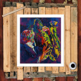 Saxophone HD Canvas Print Home Decor Paintings Wall Art Pictures