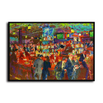 Bar HD Canvas Print Home Decor Paintings Wall Art Pictures