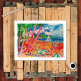 Beach HD Canvas Print Home Decor Paintings Wall Art Pictures