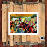 Get together HD Canvas Print Home Decor Paintings Wall Art Pictures