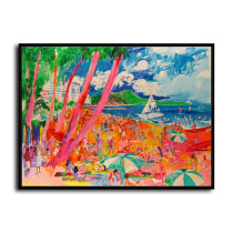 Beach HD Canvas Print Home Decor Paintings Wall Art Pictures