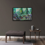 Horse racing party HD Canvas Print Home Decor Paintings Wall Art Pictures