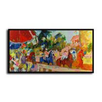 Race HD Canvas Print Home Decor Paintings Wall Art Pictures