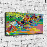 Running Contest HD Canvas Print Home Decor Paintings Wall Art Pictures