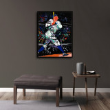 Baseball player HD Canvas Print Home Decor Paintings Wall Art Pictures