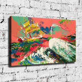Sailing in the waves HD Canvas Print Home Decor Paintings Wall Art Pictures