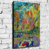 Race Car Competition HD Canvas Print Home Decor Paintings Wall Art Pictures