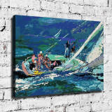 Ship in the waves HD Canvas Print Home Decor Paintings Wall Art Pictures