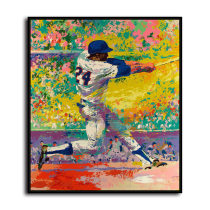 Baseball player HD Canvas Print Home Decor Paintings Wall Art Pictures