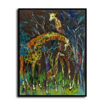 Giraffe HD Canvas Print Home Decor Paintings Wall Art Pictures