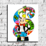 Rich little master HD Canvas Print Home Decor Paintings Wall Art Pictures