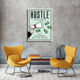 Hustle In Silence HD Canvas Print Home Decor Paintings Wall Art Pictures