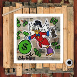 Monopoly Scrooge Wings HD Canvas Print Home Decor Paintings Wall Art Pictures