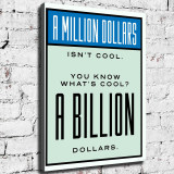 A Billion Dollars Alec Monopoly HD Canvas Print Home Decor Paintings Wall Art Pictures