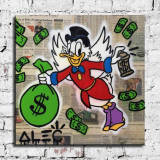 Monopoly Scrooge Wings HD Canvas Print Home Decor Paintings Wall Art Pictures