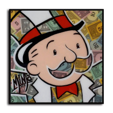 dollars face HD Canvas Print Home Decor Paintings Wall Art Pictures