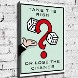 take the risk HD Canvas Print Home Decor Paintings Wall Art Pictures