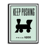 keep pushing HD Canvas Print Home Decor Paintings Wall Art Pictures