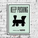 keep pushing HD Canvas Print Home Decor Paintings Wall Art Pictures