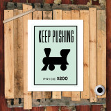 keep pushing HD Canvas Print Home Decor Paintings Wall Art Pictures