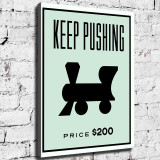 keep pushing HD Canvas Print Home Decor Paintings Wall Art Pictures