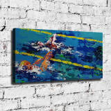Swim HD Canvas Print Home Decor Paintings Wall Art Pictures