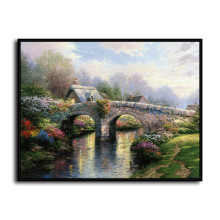 Blossom Bridge HD Canvas Print Home Decor Paintings Wall Art Pictures