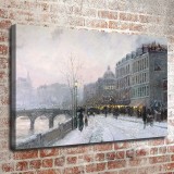 Evening on the Seine HD Canvas Print Home Decor Paintings Wall Art Pictures