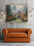 The Woodsman Thatch HD Canvas Print Home Decor Paintings Wall Art Pictures