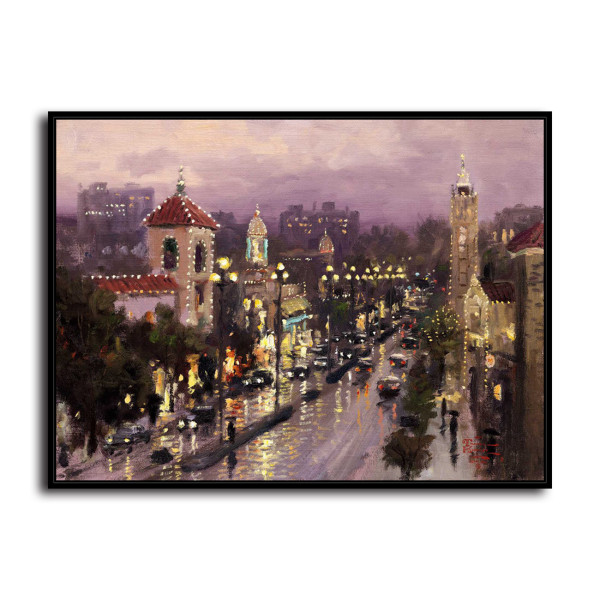 Plaza Lights Kansas City HD Canvas Print Home Decor Paintings Wall Art Pictures