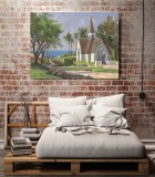 Wailea Chapel HD Canvas Print Home Decor Paintings Wall Art Pictures