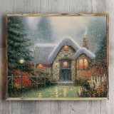 The Woodsman Thatch HD Canvas Print Home Decor Paintings Wall Art Pictures