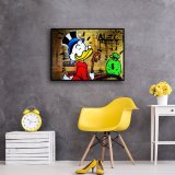 Scrooge McDuck HD Canvas Print Home Decor Paintings Wall Art Pictures