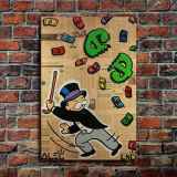 Money maste HD Canvas Print Home Decor Paintings Wall Art Pictures